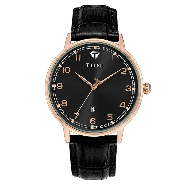 TOMI T-108 Unisex Quartz Date Watch
